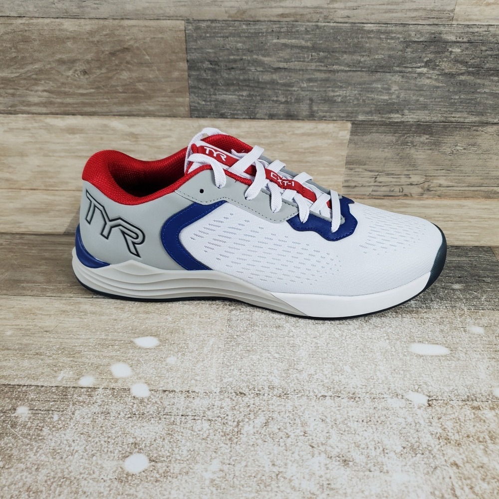 TYR CXT-1 Trainer Shoes Mens 9 / Womens 10.5 Training Athletic White Gray